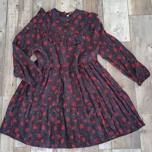 Zara long sleeve mini dress size M